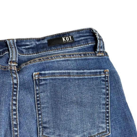KUT From The Kloth Womens Size 2 Blue Distressed Mia Toothpick Skinny Jeans‎ - Picture 7 of 10